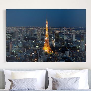Obraz na płótnie - Wieża w Tokio