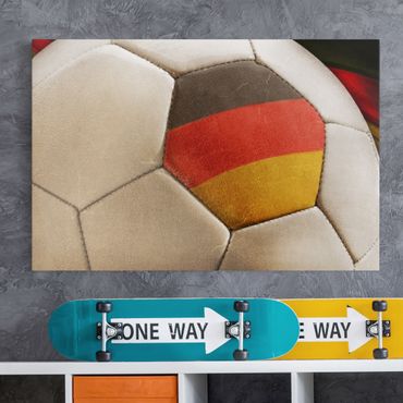 Obraz na płótnie - Vintage Piłka nożna Niemcy