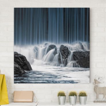 Obraz na płótnie - Wodospad w Finlandii
