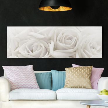 Obraz na płótnie - Białe róże