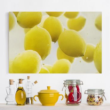 Obraz na płótnie - Citrony w wodzie
