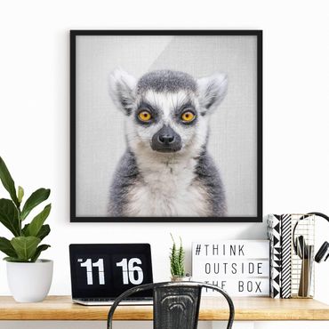 Obraz w ramie - Lemur Ludwig