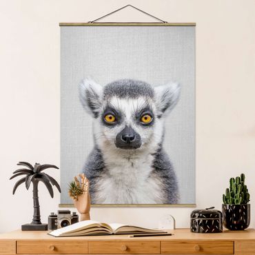 Plakat z wieszakiem - Lemur Ludwig - Format pionowy 3:4