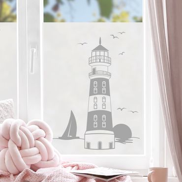 Folia okienna - Lighthouse & Sunset II