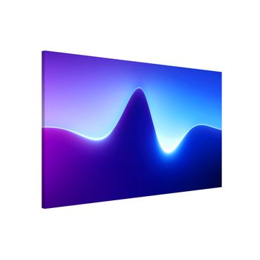 Tablica magnetyczna - Light Wave On Blue - Format poziomy 3:2
