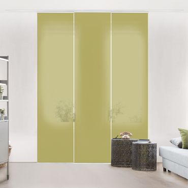 Zasłony panelowe zestaw - Limonkowa zieleń bambusa