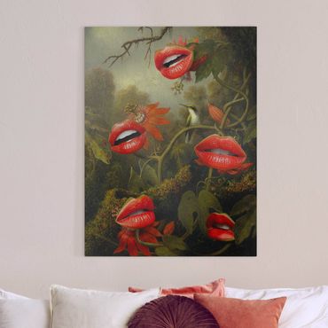 Obraz na płótnie - Lips Jungle