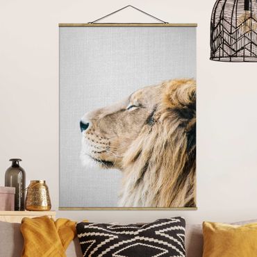 Plakat z wieszakiem - Lion Leopold - Format pionowy 3:4