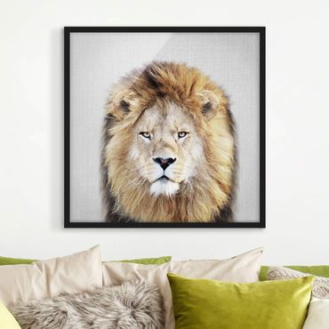 Obraz w ramie - Lion Linus