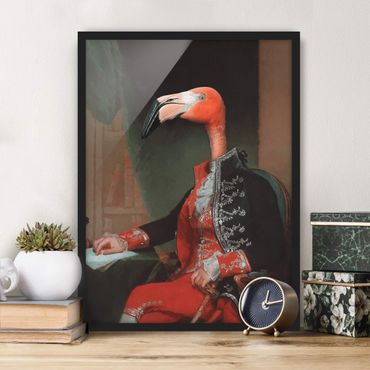 Plakat w ramie - Lord Flamingo