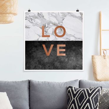 Plakat - Miłość miedzi i marmuru