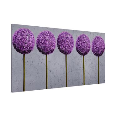Tablica magnetyczna - Kwiaty kuliste Allium