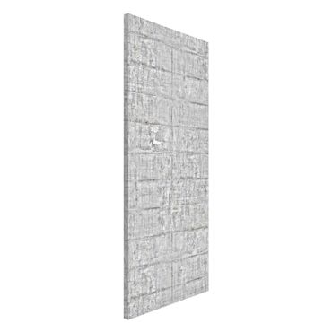 Tablica magnetyczna - Stare cegły o wyglądzie betonu