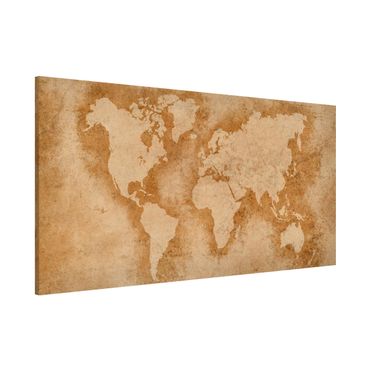 Tablica magnetyczna - Starożytna mapa świata