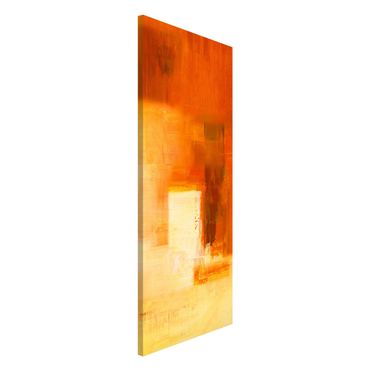 Tablica magnetyczna - Petra Schüßler - Kompozycja w kolorach pomarańczowym i brązowym 03