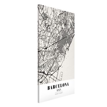 Tablica magnetyczna - City Map Barcelona - Klasyczna