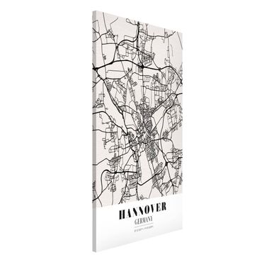 Tablica magnetyczna - Mapa miasta Hanower - Klasyczna