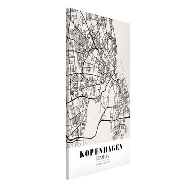 Tablica magnetyczna - City Map Copenhagen - Klasyczna