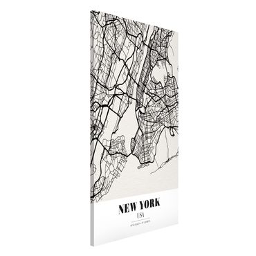 Tablica magnetyczna - Mapa miasta Nowy Jork - Klasyczna