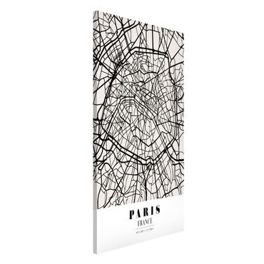 Tablica magnetyczna - City Map Paris - Klasyczna
