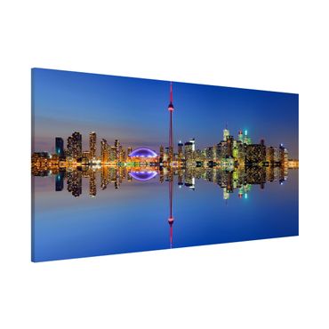 Tablica magnetyczna - Toronto - panorama miasta na tle jeziora Ontario