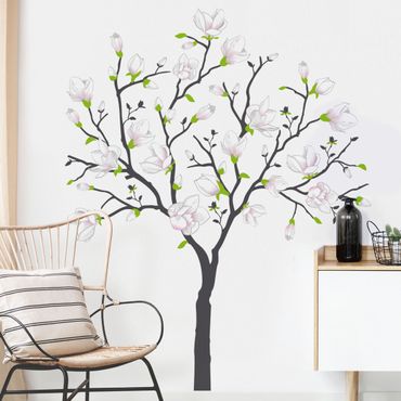 Naklejka na ścianę - Drzewo magnolii