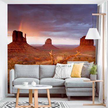 Fototapeta - Monument Valley o zachodzie słońca