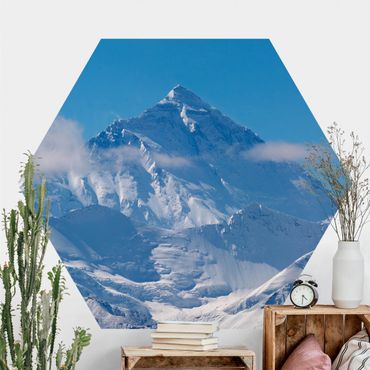 Sześciokątna tapeta samoprzylepna - Mount Everest