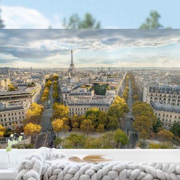 Folia okienna - Miły dzień w Paryżu