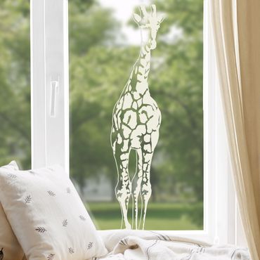 Naklejka na okno - Nr TA1 Żyrafa