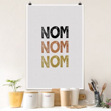 Plakat - Kuchnia Nom Cytat