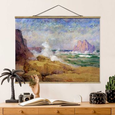 Plakat z wieszakiem - Ocean nad zatoką Malarstwo