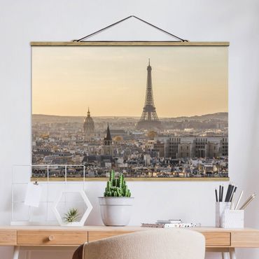 Plakat z wieszakiem - Paryż o świcie