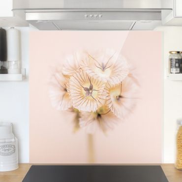 Panel szklany do kuchni - Pastelowy bukiet kwiatów II