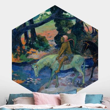 Sześciokątna tapeta samoprzylepna - Paul Gauguin - Lot