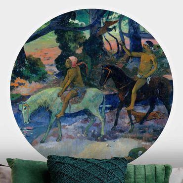 Okrągła tapeta samoprzylepna - Paul Gauguin - Lot