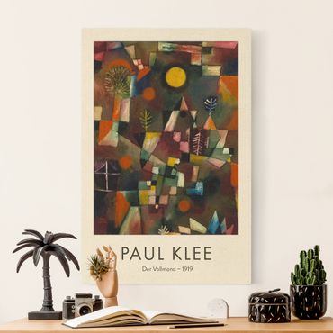 Obraz na naturalnym płótnie - Paul Klee - Pełnia księżyca - edycja muzealna