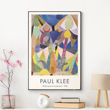 Wymienny obraz - Paul Klee - Łagodny krajobraz tropikalny - Edycja muzealna