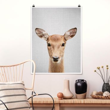Plakat reprodukcja obrazu - Roe Deer Rita