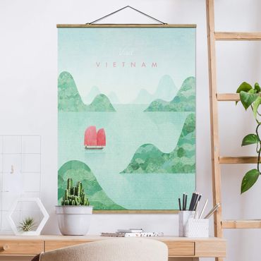 Plakat z wieszakiem - Plakat podróżniczy - Wietnam