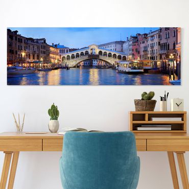 Obraz na płótnie - Most Rialto w Wenecji