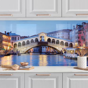 Panel ścienny do kuchni - Most Rialto w Wenecji