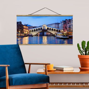 Plakat z wieszakiem - Most Rialto w Wenecji