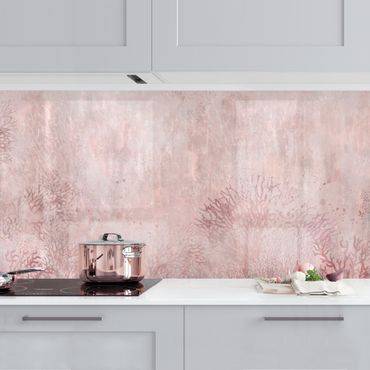 Panel ścienny do kuchni - Light Pink Coral Bed