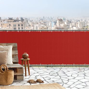 Osłona balkonowa zapewniająca prywatność - Czerwony