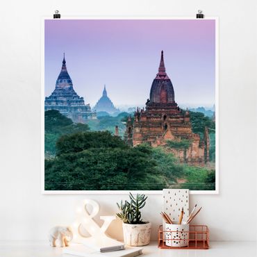 Plakat - Budynek sakralny w Bagan