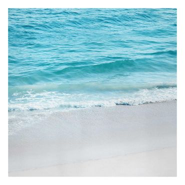 Obraz na płótnie - Gentle Waves In Malibu - Kwadrat 1:1