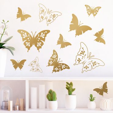 Naklejka na ścianę - Ozdoby dekoracyjne z motywem motyli
