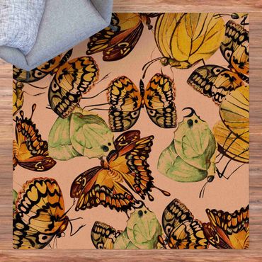 Mata korkowa - Rój żółtych motyli