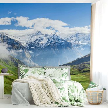 Fototapeta - Szwajcarska panorama alpejska